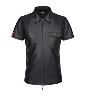 Herren Poloshirt Wetlook Reißverschluss Design | Regnes Fetish Planet Herren Poloshirt Wetlook Reißverschluss Design | Regnes Fetish Planet