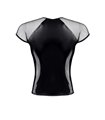 PVC Mesh T-Shirt mit Regenbogen-Patch für Herren | Regnes Fetish Planet PVC Mesh T-Shirt mit Regenbogen-Patch für Herren | Regnes Fetish Planet