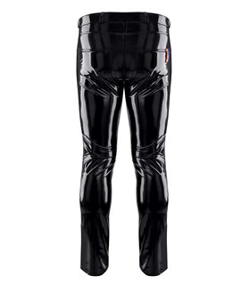 Herren Lack-Hose mit Taschen und Regenbogen-Akzent | Regnes Fetish Planet Herren Lack-Hose mit Taschen und Regenbogen-Akzent | Regnes Fetish Planet