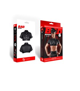 Militärisches Crop-Top mit Schulterklappen und Patches | Regnes Fetish Planet Militärisches Crop-Top mit Schulterklappen und Patches | Regnes Fetish Planet