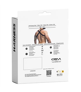 Herren-Geschirr mit gekreuzten Bändern und Front-Logo | CUT4MEN Herren-Geschirr mit gekreuzten Bändern und Front-Logo | CUT4MEN