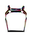 Herren Harness zweiteilig mit Metallringen und Karabinerhaken | CUT4MEN Herren Harness zweiteilig mit Metallringen und Karabinerhaken | CUT4MEN