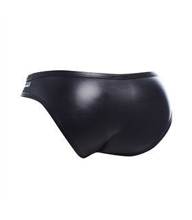 Herren-Slip mit Druckknöpfen, Wetlook-Design | CUT4MEN Herren-Slip mit Druckknöpfen, Wetlook-Design | CUT4MEN