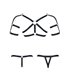 Elastisches Harness-Set mit Oberteil und zwei Unterteilen | Regnes Fetish Planet