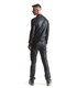 Slim-Fit Fliegerjacke aus Wetlock-Material mit Metallknöpfen | Regnes Fetish Planet