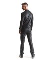 Slim-Fit Fliegerjacke aus Wetlock-Material mit Metallknöpfen | Regnes Fetish Planet Slim-Fit Fliegerjacke aus Wetlock-Material mit Metallknöpfen | Regnes Fetish Planet