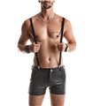 Herren Shorts mit Taschen, Gürtelschlaufen und Alcantara-Etikett | Regnes Fetish Planet Herren Shorts mit Taschen, Gürtelschlaufen und Alcantara-Etikett | Regnes Fetish Planet