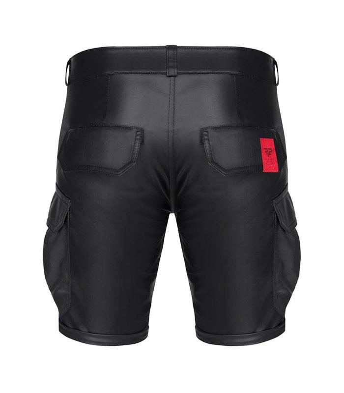 Cargo-Shorts mit 6 Taschen und Alcantara-Etikett | Regnes Fetish Planet