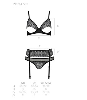 Erotisches Netz-Dessous Set mit Strumpfhalter und Bügel-BH | Passion Erotisches Netz-Dessous Set mit Strumpfhalter und Bügel-BH | Passion