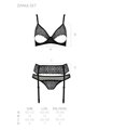 Erotisches Netz-Dessous Set mit Strumpfhalter und Bügel-BH | Passion Erotisches Netz-Dessous Set mit Strumpfhalter und Bügel-BH | Passion