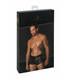 Perforierte Kunstleder-Shorts mit elegantem Strukturdesign | Noir Handmade Men