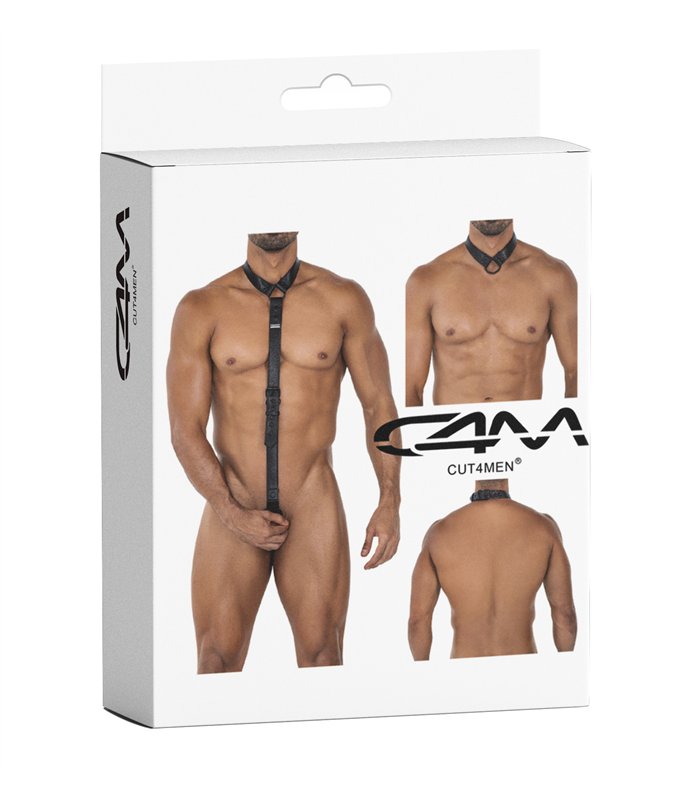 Herren-Harness mit Metallringen und Schnallenverstellung | CUT4MEN