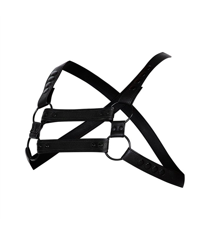 Männer Harness mit verstellbaren Druckknöpfen | CUT4MEN