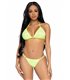 Phoenix Bikini Set silber schwarz | Leg Avenue