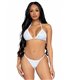 Phoenix Bikini Set silber schwarz | Leg Avenue