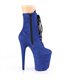Extrem Plateau Heels  FLAMINGO-1020FS - Royal Blau