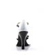 Pin Up Couture Pumps SMITTEN-10 Weiss-Schwarz Lack