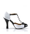Pin Up Couture Pumps SMITTEN-10 Weiss-Schwarz Lack Pin Up Couture Pumps SMITTEN-10 Weiss-Schwarz Lack