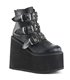 Demonia Plateau Stiefeletten SWING-105 schwarz