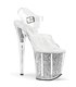 Extrem Plateau Heels FLAMINGO-808G - Silber