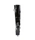Plateau Kniestiefel DELIGHT-2023 - Lack Schwarz