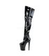 Extrem Plateau Heels XTREME-3010 - Lack Schwarz