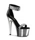 Pleaser Plateau Sandaletten ADORE-769RS Schwarz