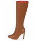 Michael Soul Donna - Classic stiletto boots in brown matte SALE
