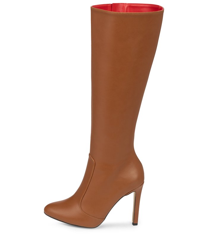 Michael Soul Donna - Classic stiletto boots in brown matte SALE