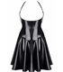 Verführerisches Lack-Minikleid TDJutta001 mit Schnürung | Demoniq
