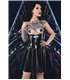 schwarzes Lack Miniklied TDJutta001 von Demoniq
