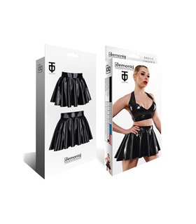 schwarzer Damen-Rock TDMaren001 von Demoniq Total Domination Collection