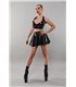 schwarzes Damen-Top TDBettina001 von Demoniq Total Domination Collection