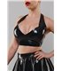 schwarzes Damen-Top TDBettina001 von Demoniq Total Domination Collection