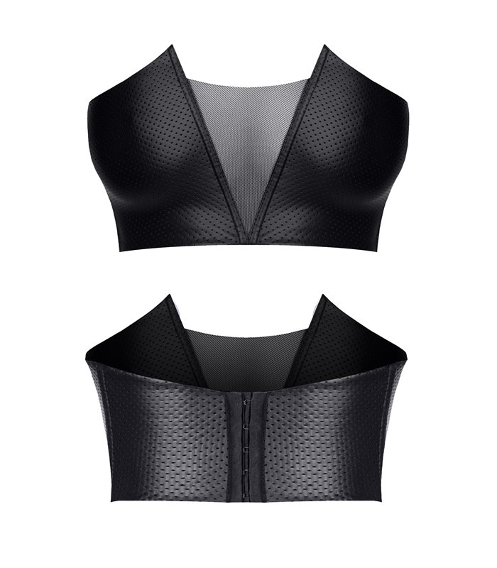 schwarzes Damen-Top TDHilda001 von Demoniq Total Domination Collection