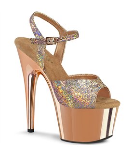 ADORE-709HM Plateau Heels - Roségold | Pleaser
