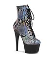 Platform Boots ADORE-1020SP - Silver Snake Print SALE