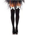 Nylon Thigh Highs With Bow
