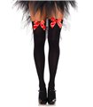 Nylon Thigh Highs With Bow