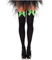Nylon Thigh Highs With Bow