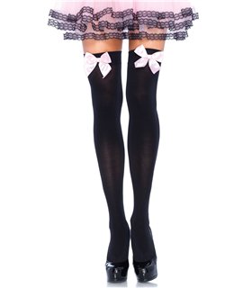 Nylonstrümpfe mit Schleife | Leg Avenue
