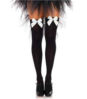 Nylonstrümpfe mit Schleife | Leg Avenue