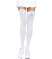 Nylon Thigh Highs With Bow