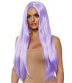 Long straight center part wig