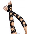 Butterfly applique arm warmers