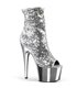 Sequin Ankle Boots ADORE-1008SQ - Silver