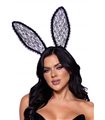 Ruffle trimmed  bunny ears