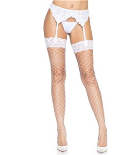 Fence net thigh highs