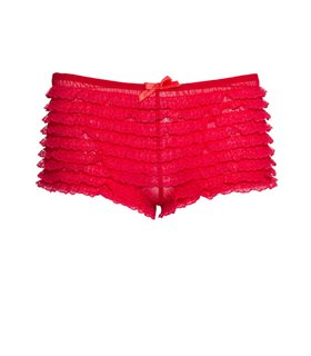 Lace Ruffle Tanga Short