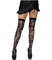 Sugar skull net thigh highs